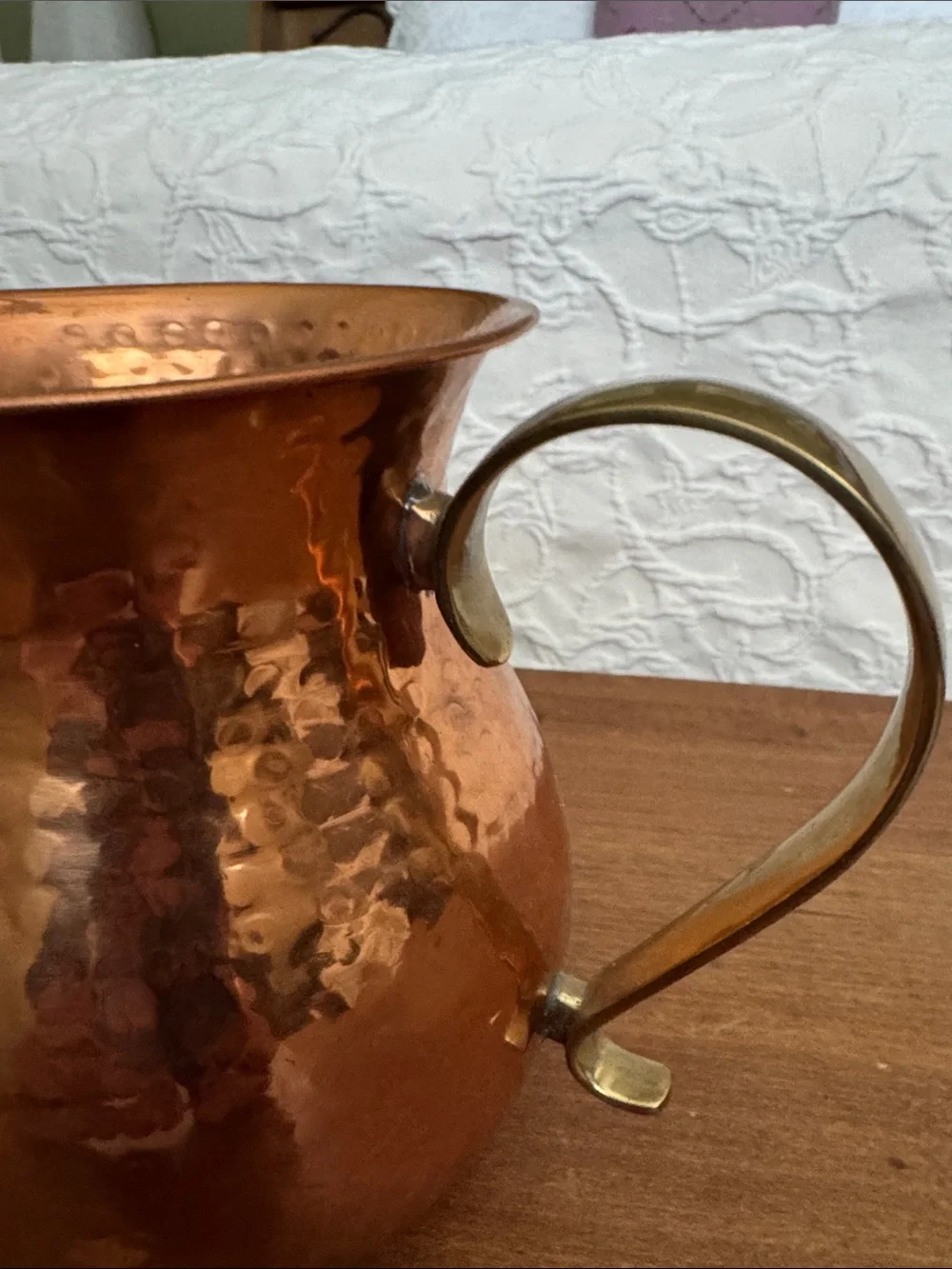 Tela FloraMetallic Copper Pitcher